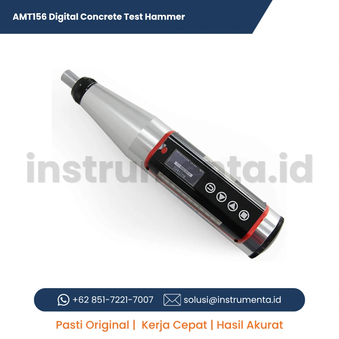 Jual AMT156 Digital Concrete Test Hammer Alat Uji Kekuatan Tekan Beton Schmidt Hammer Digital
